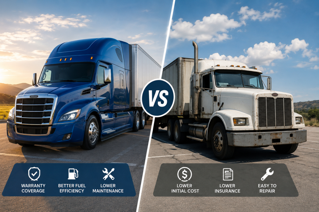 Used Truck vs New Truck: Which Is Better for Owner-Operators?